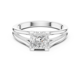 Gold Ring DDLR-892, White Gold, view 4
