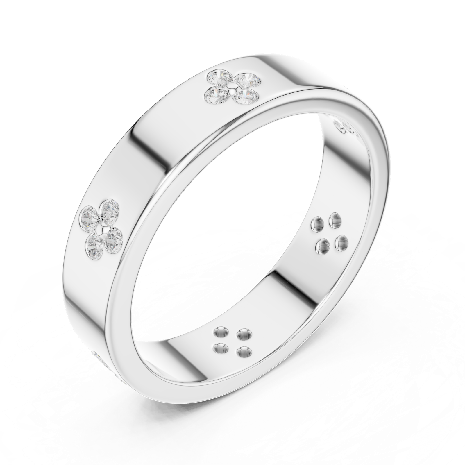 Gold Ring SBWR(70), White Gold, view 2