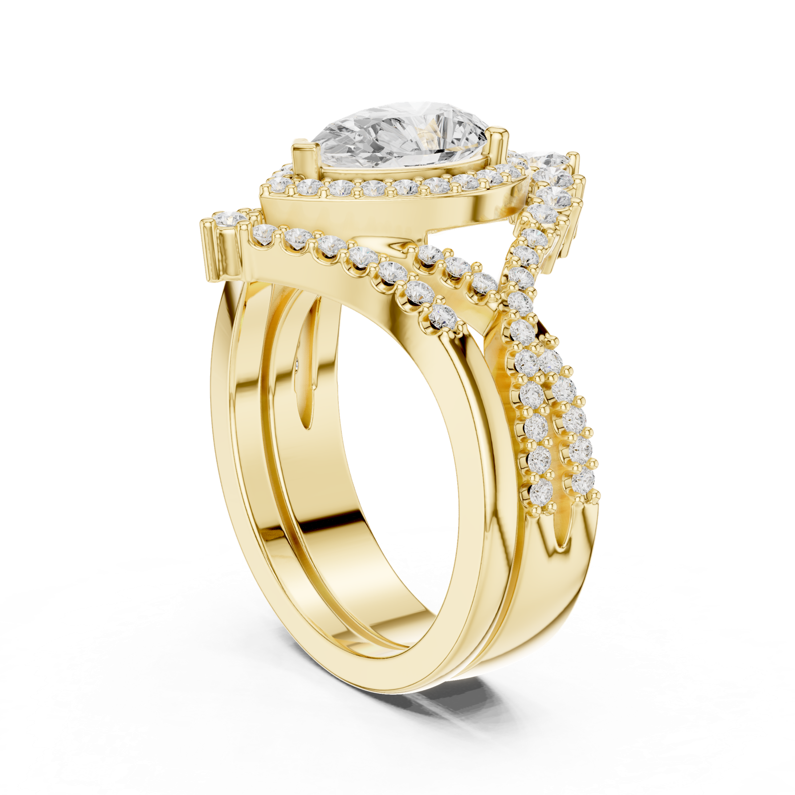 Gold Ring DDLR-353, Yellow Gold