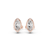 Gold Jewelry DDER-001, Marquise center stone, Rose Gold