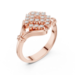 Gold Ring DDLR-760, Rose Gold, view 2
