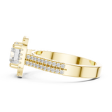 Gold Ring DDLR-329, Yellow Gold, view 3