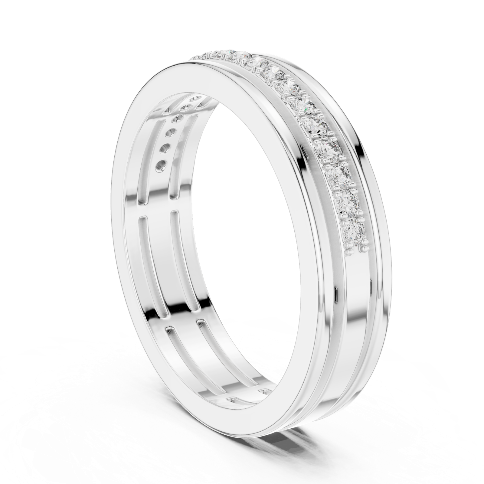 Gold Ring ALR-1, White Gold