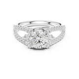Gold Ring DDLR-794, White Gold, view 4
