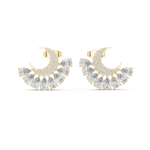 Gold Earrings AGDER-217, Yellow Gold