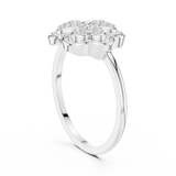 Gold Ring DR-6274, White Gold, view 1