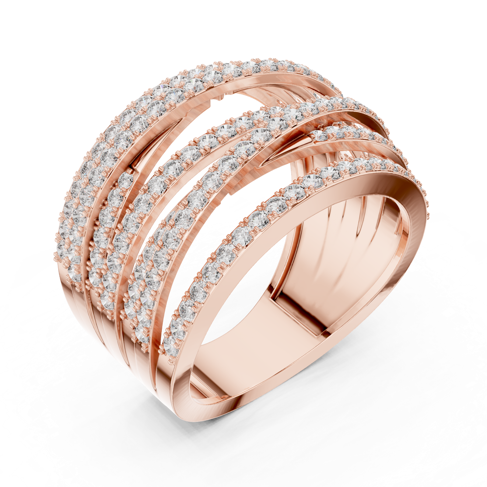 Gold Pendant 9-10039L_SS7, Rose Gold, view 2