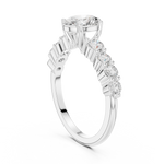 Gold Ring DDLR-1056, White Gold, view 1