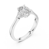 Gold Ring 00001L (22), White Gold, view 2