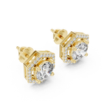 Gold Earrings ER-0013, Yellow Gold, view 2