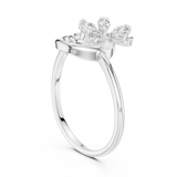 Gold Ring 12-10043@L, White Gold, view 1
