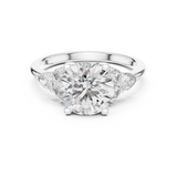 Gold Ring DDLR-072, White Gold, view 4