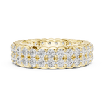 Gold Ring DDLR-714, Yellow Gold, view 3