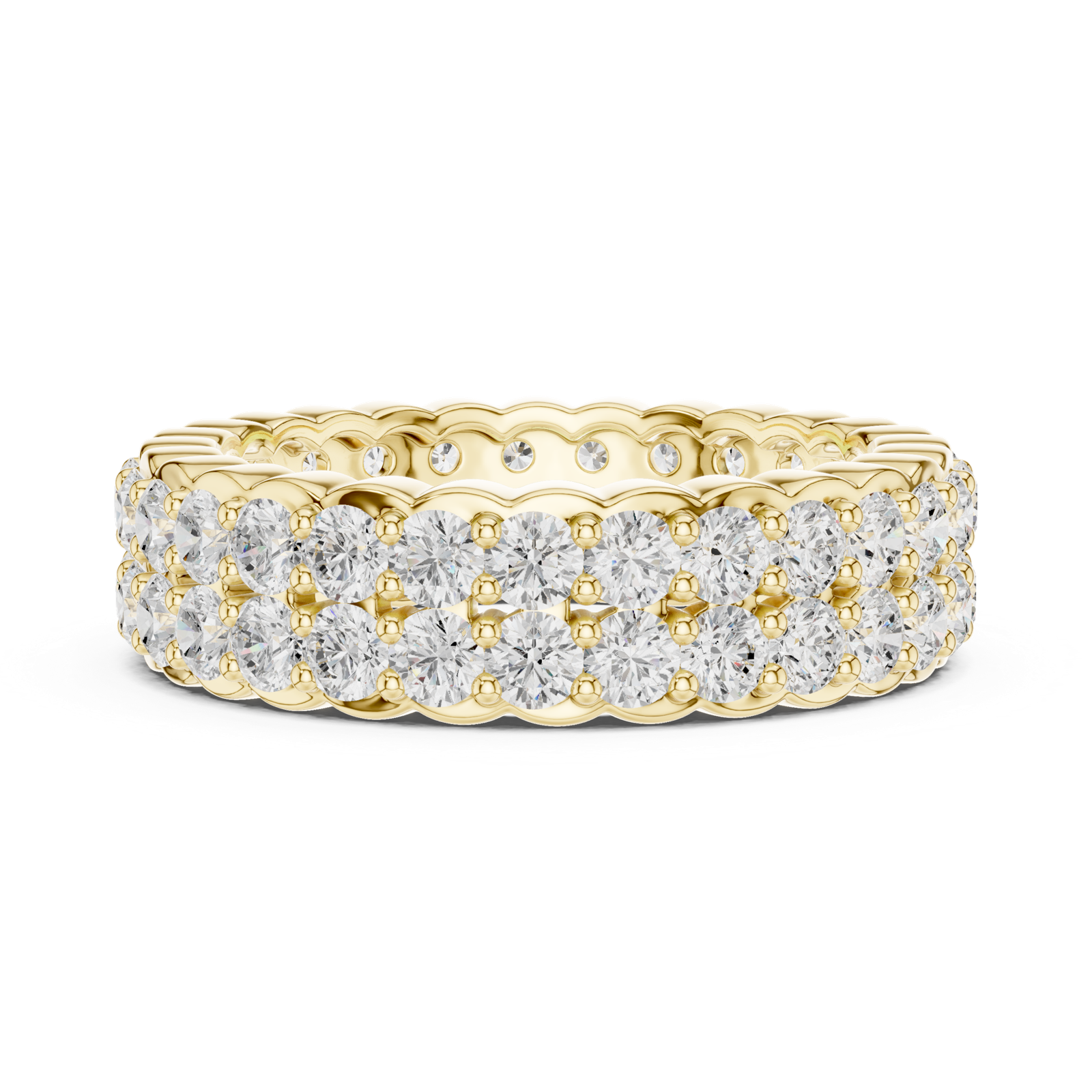 Gold Ring DDLR-714, Yellow Gold, view 3