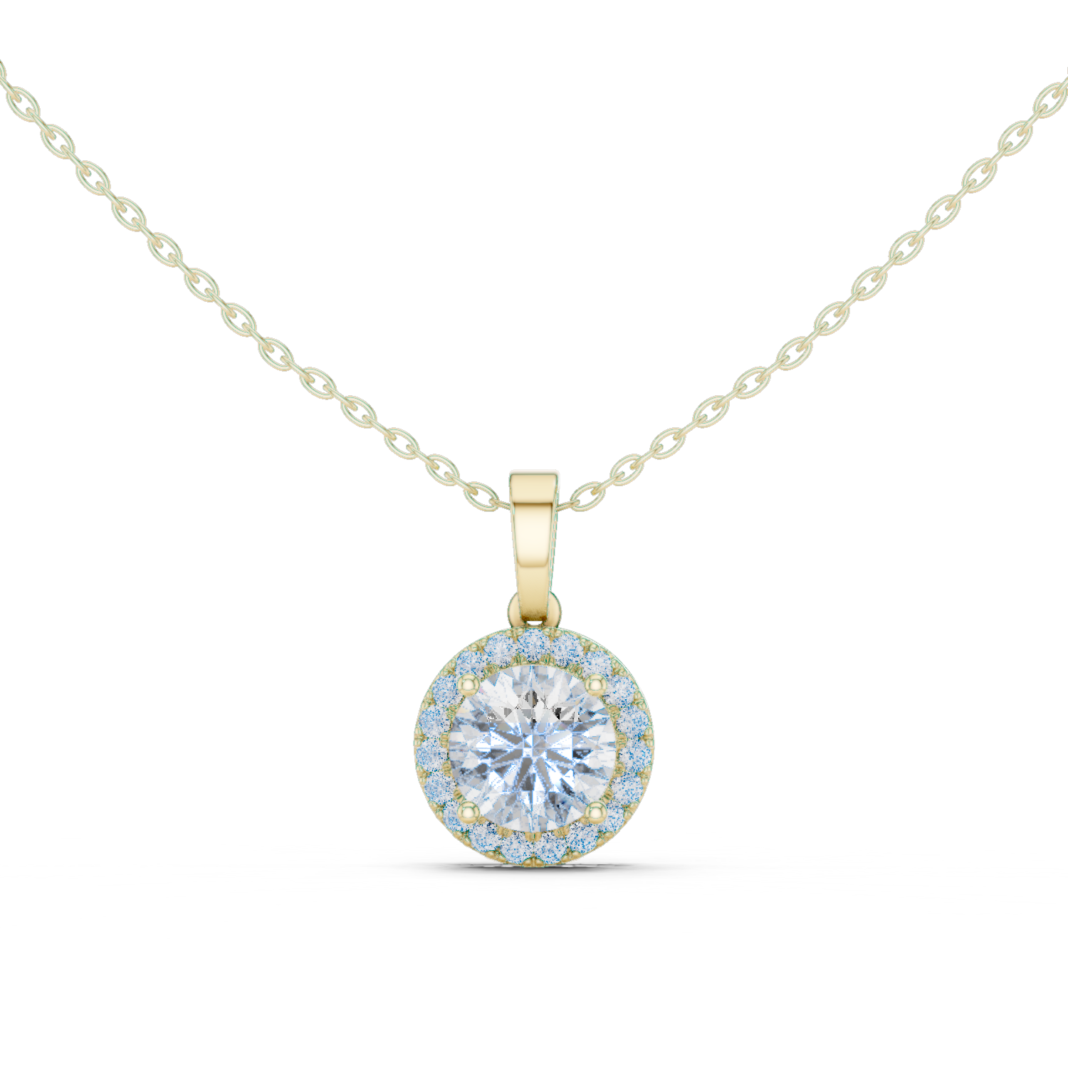 Gold Pendant GPD-0012, Yellow Gold