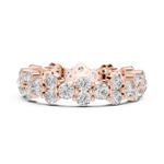 Gold Ring DDLR-210, Rose Gold, view 3