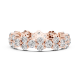 Gold Ring DDLR-210, Rose Gold, view 3