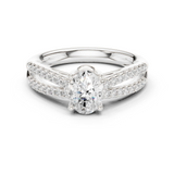 Gold Ring DDLR-713, White Gold