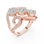 Gold Ring 19-120002L, Rose Gold, view 2