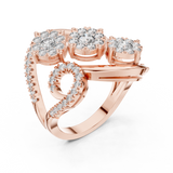 Gold Ring 19-120002L, Rose Gold, view 2