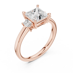 Gold Ring DDLR-871, Rose Gold, view 2