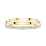 Gold Ring R26, Yellow Gold, view 3