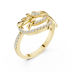 Gold Ring LR-01 (86), Yellow Gold, view 2