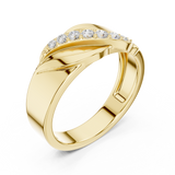 Gold Ring SBMR(27), Yellow Gold, view 2