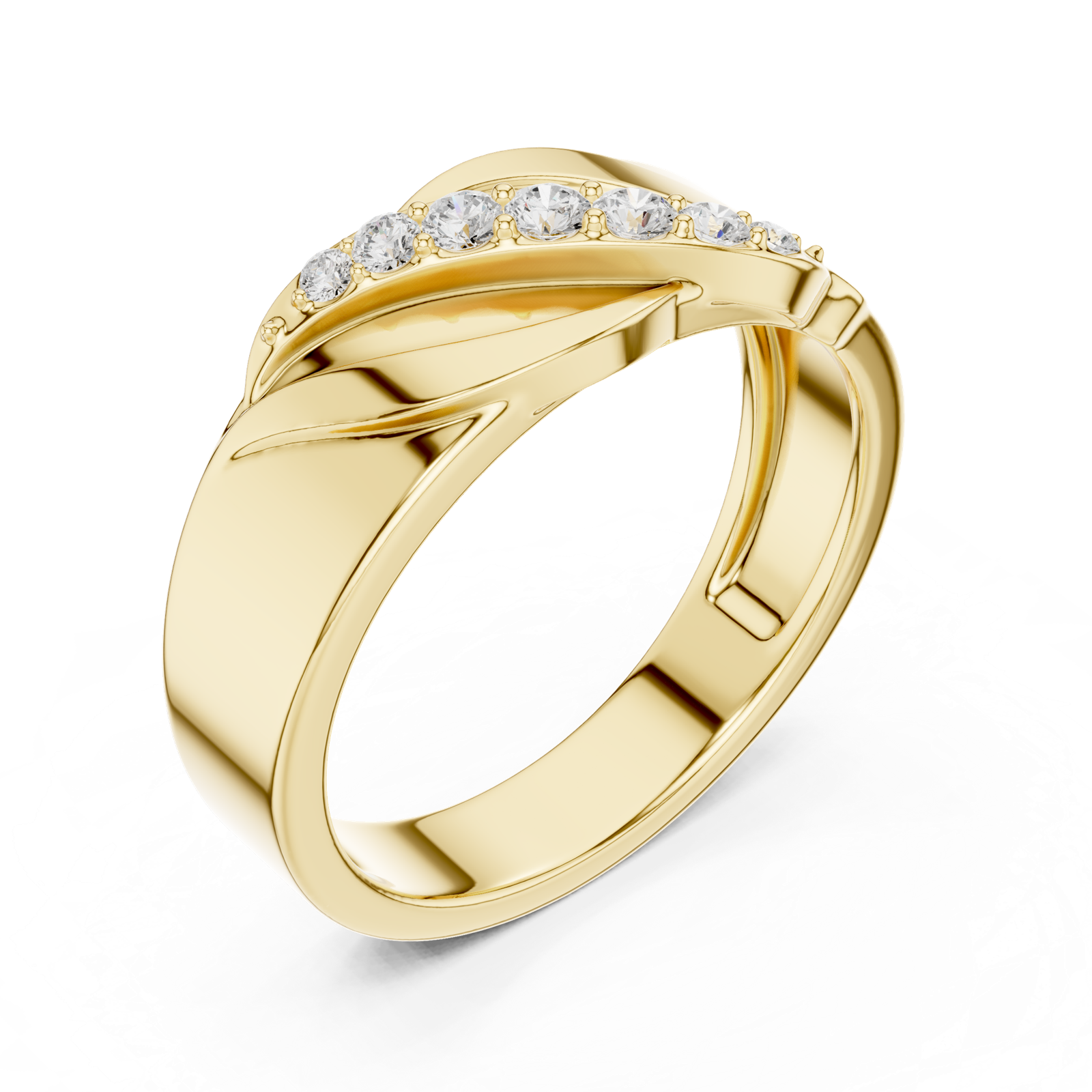 Gold Ring SBMR(27), Yellow Gold, view 2