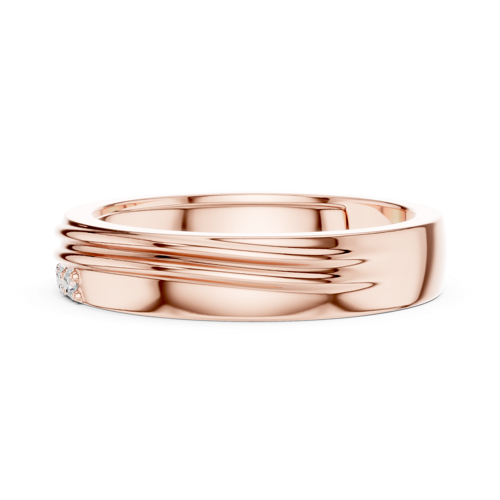 Gold Ring SBMR(31), Rose Gold, view 3