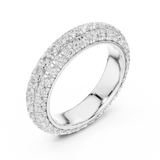 Gold Ring DDLR-310, White Gold, view 2
