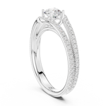 Gold Ring LR-0345, White Gold