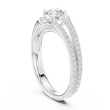 Gold Ring LR-0345, White Gold