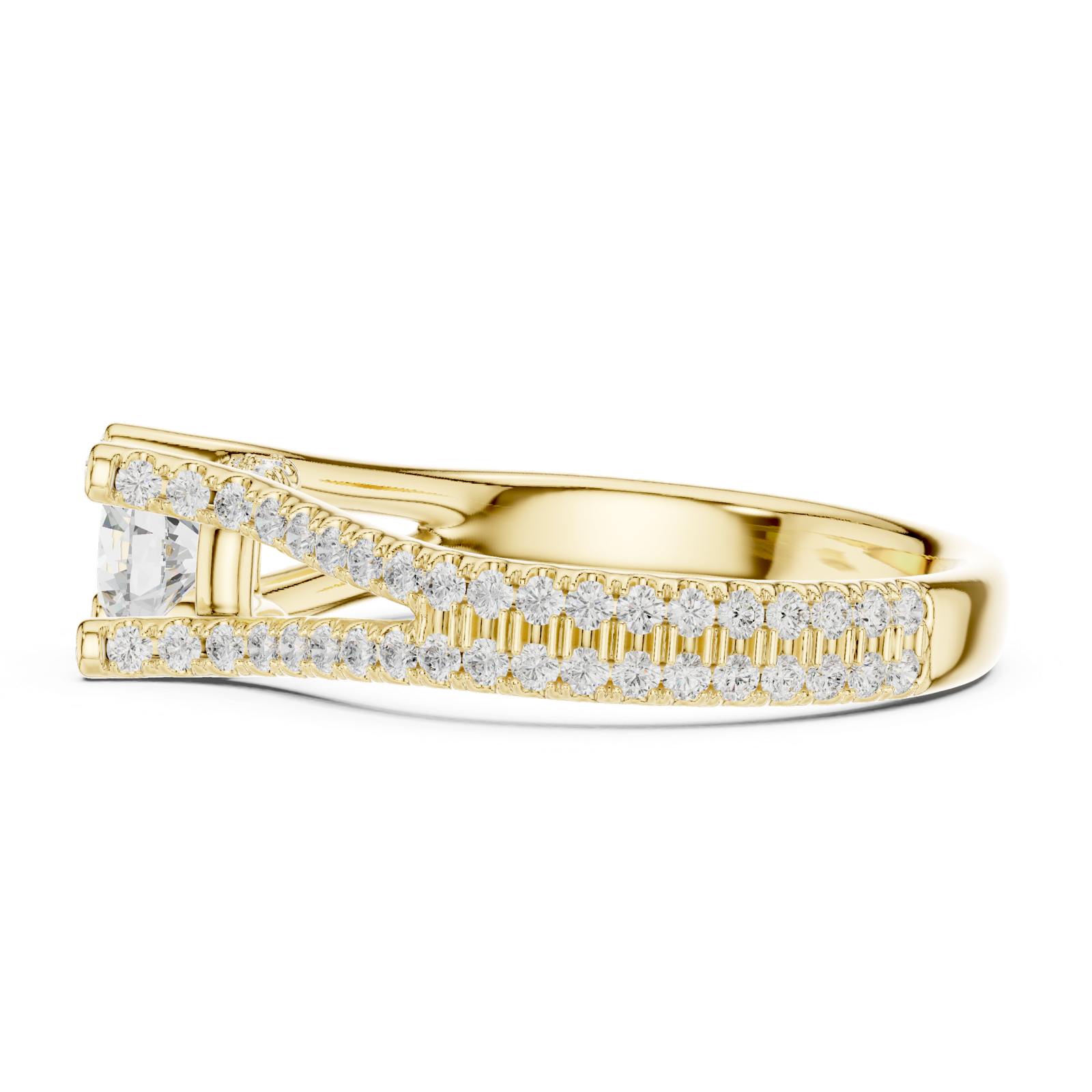 Gold Ring LR-0295, Yellow Gold, view 3