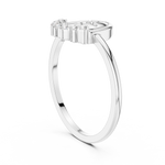 Gold Ring DR-6221, White Gold, view 1