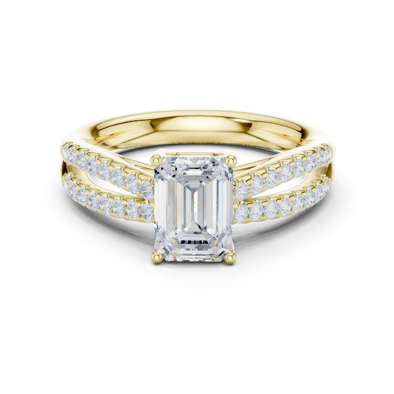 Gold Ring DDLR-712, Yellow Gold