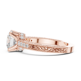 Gold Ring DDLR-982, Rose Gold, view 3