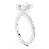Gold Ring DDLR-886, White Gold, view 1