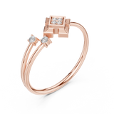 Gold Ring 1 (213), Rose Gold, view 2