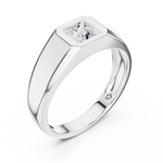 Gold Ring SBMR(29), White Gold, view 2