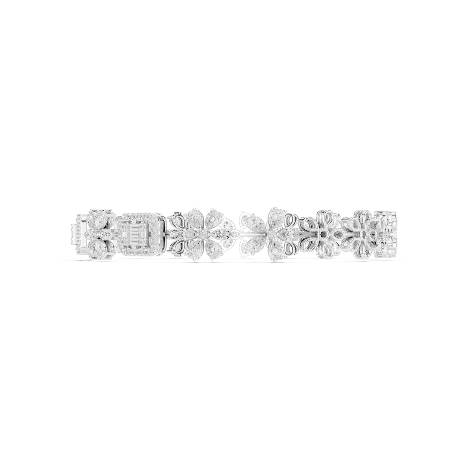 Gold Bracelet SBWB (43), White Gold, view 3