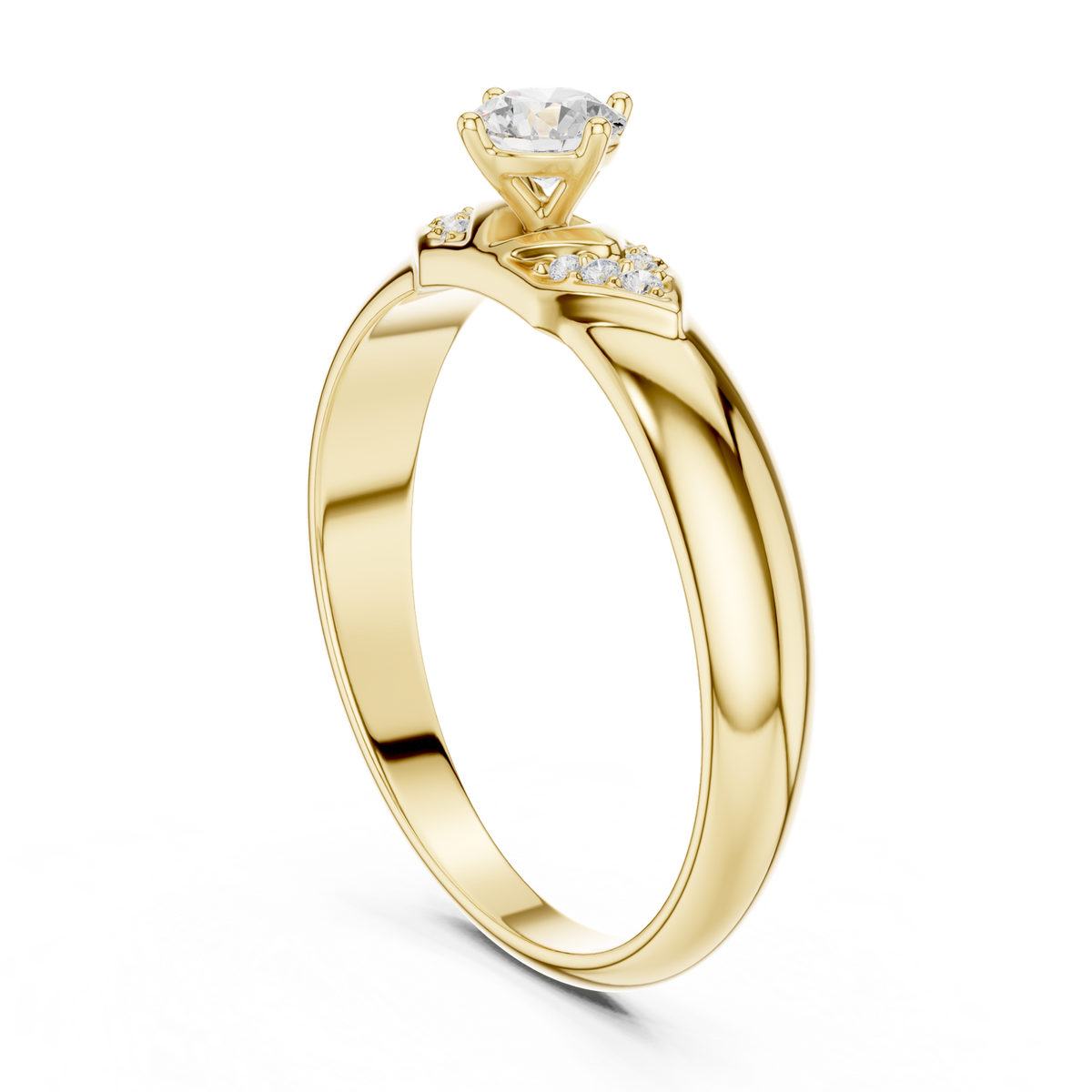 Gold Ring SBWR(12), Yellow Gold, view 1