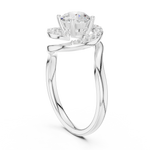 Gold Ring DDLR-814, White Gold, view 1