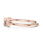 Gold Ring L28-11, Rose Gold, view 3