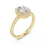 Gold Ring DDLR-698, Yellow Gold, view 2