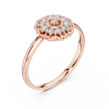 Gold Ring Ledis Ring, Rose Gold, view 2