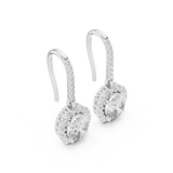 Gold Earrings 3-10010E_155_M, White Gold, view 2