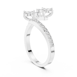 Gold Ring AGDLR-257, White Gold