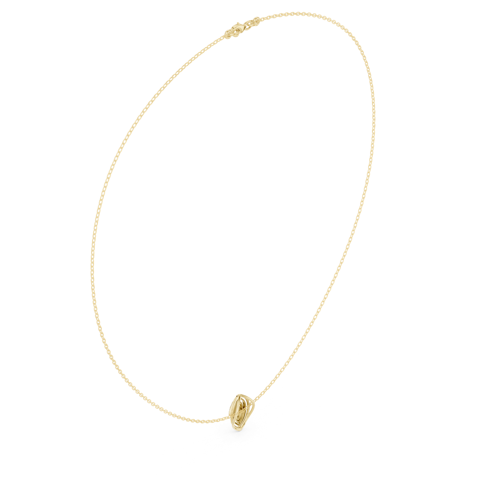 Gold Necklace SBWN (44), Yellow Gold, view 2
