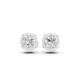 Gold Jewelry, Cushion center stone, White Gold